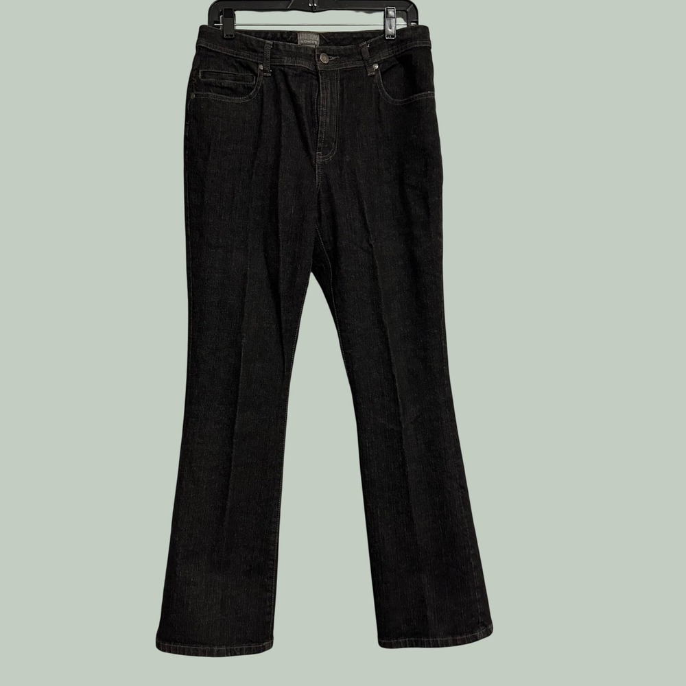 Additions by Chico's Dark Wash Bootcut Denim Jeans Size 1 Regular